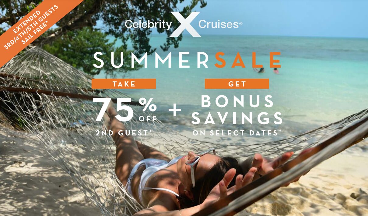 Celebrity Cruises – Summer Sale Extended!